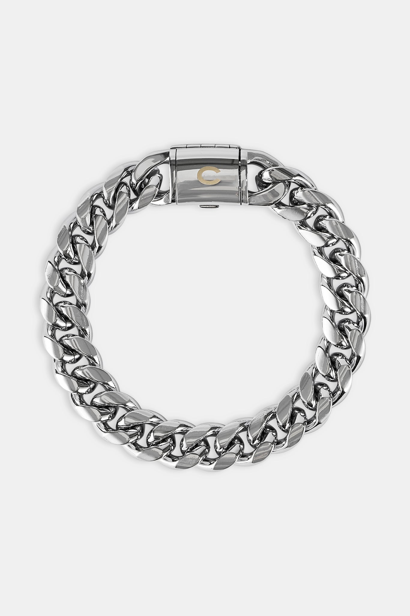 Miami Cuban Bracelet - 12mm - White